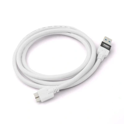 Afbeelding van System S Micro USB 3.0 B kabel 140 cm in wit