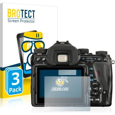 Afbeelding van BROTECT Screenprotector voor Pentax K 1 Folie Beschermfolie Beschermglas transparant (3 Stuks)