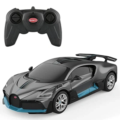 Afbeelding van TURBO CHALLENGE Bugatti Divo RC Prestige Grijs 095602 Radiografisch bestuurd Schaal 1:24 Batterijen niet inbegrepen Kunststof Vanaf 6 jaar meerkleurig