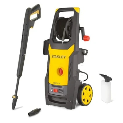Afbeelding van Stanley Hogedrukreiniger SXPW19B koud water voor buiten huis en auto&#039;s max. druk 150 bar debiet 440 l/h stroomverbruik 1900 W