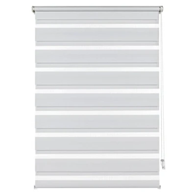 Afbeelding van Gardinia Duo rolgordijn om te klemmen, 75 x 150, polyester, wit