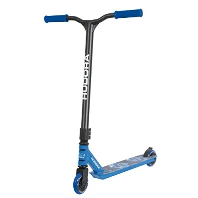 Afbeelding van HUDORA Stuntscooter XQ12 step voor kinderen vanaf 6 jaar 360 graden besturing extra robuustheid stuntstep met 100 kg belastbaarheid blauw 14025