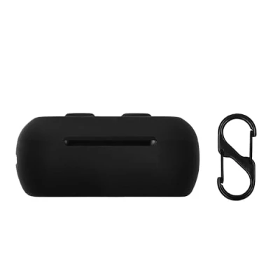Afbeelding van kwmobile cover voor oordopjes case geschikt Skullcandy DIME 3 Trendy beschermhoes draadloze in zwart