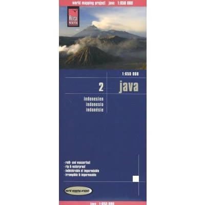 Afbeelding van Reise Know How Landkarte Java (1:650.000) Indonesien 2: 2. Exakte Höhenlinien, Höhenschichten Relief, Gps tauglich, mit Gradnetz, klassifiziertes Straßennetz, ausführlicher Ortsindex