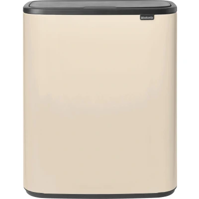 Afbeelding van Brabantia Bo Touch Bin Prullenbak 60 liter Soft Beige