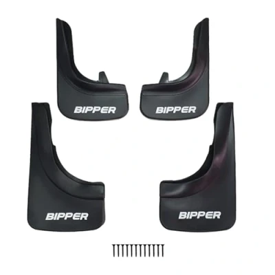 Afbeelding van accessorypart Vuilvanger spatbord voor Peugeot Bipper vooraan achter 4 stukken