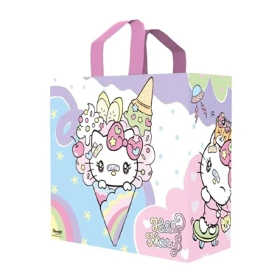 Afbeelding van Konix Naruto Shippuden boodschappentas, roze