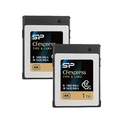 Afbeelding van Silicon Power 2 Pack 1TB CFexpress Type B Memory Card, Up to 1800MB/s Read, Min Sustained Write: 1500MB/s
