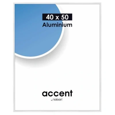 Afbeelding van Nielsen Design Fotolijst 52539 Accent Glanzend Wit 40x50 cm