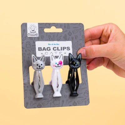 Afbeelding van Kat Afsluitclips (set van 3) Out Of The Blue