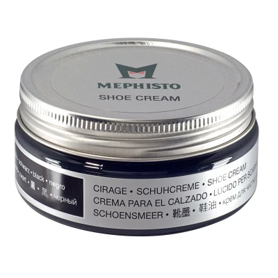 Afbeelding van Schoencreme Mephisto schoenpoets voor glad leer 100ml 751 zwart