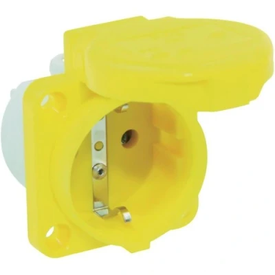 Afbeelding van PCE 105 0ew Aanbouwcontactdoos IP44 Geel