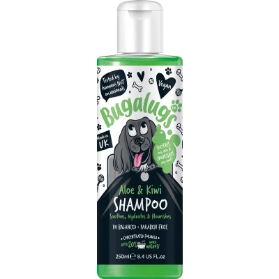 Afbeelding van Bugalugs hondenshampoo Aloe&amp;kiwi kalmeert &amp;verkoelt de huid 250 ml