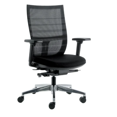 Afbeelding van Bureaustoel Euroseats Curve Deluxe zwart