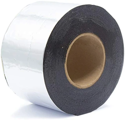 Afbeelding van SILISTO bitumen reparatie tape, 100 mm x 10 m, aluminium