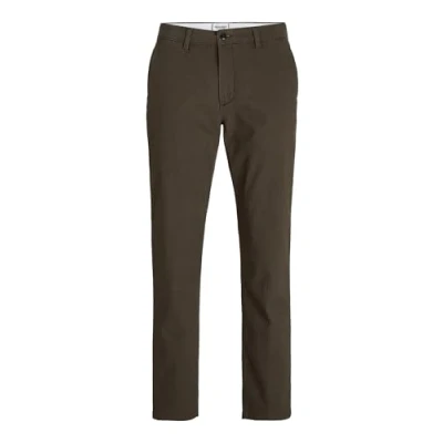 Afbeelding van JACK &amp; JONES JUNIOR regular fit broek JPSTMARCO JJDAVE donkerbruin