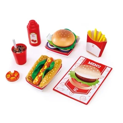 Afbeelding van Hape Fastfood Speelset Speelgoedeten