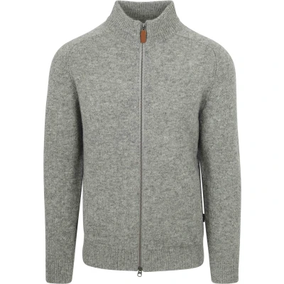 Afbeelding van Barbour Talder Zip Vest Wol Grijs maat S Heren met Regular fit Pasvorm Suitable Herenkleding