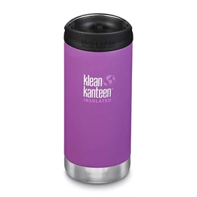 Afbeelding van Klean Kanteen Unisex volwassenen TKWide VI drinkfles, Berry Bright (mat zwart), 355ml