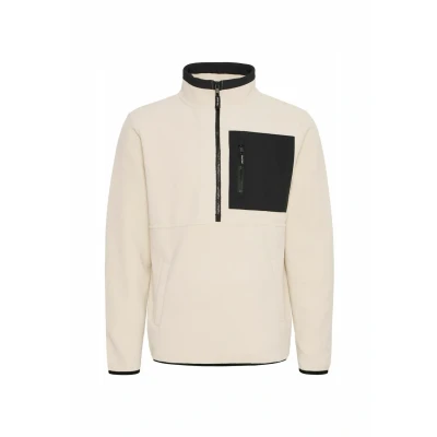 Afbeelding van Blend Fleece trui, Heren, Maat: Large, Oatmeal