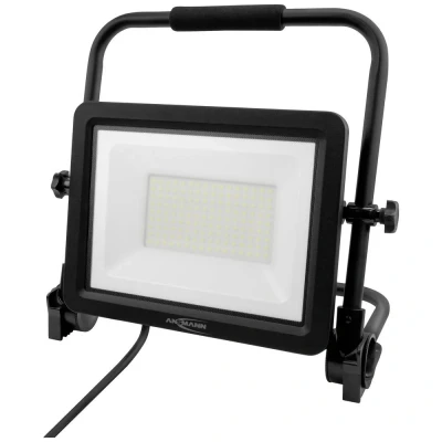 Afbeelding van ANSMANN Led bouwspot, met kabel en geaarde stekker, robuust zeer helder tot 12000 lumen, werkspot kleurechte weergave