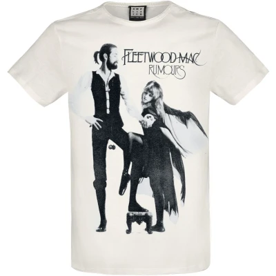 Afbeelding van Fleetwood Mac Amplified Collection Rumours T shirt gebroken wit M Heren