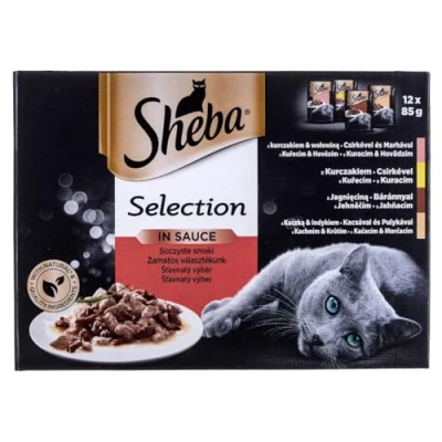 Afbeelding van Sheba Selection in Sauce Sappige smaken 12 x 85 g