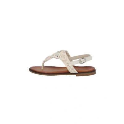 Afbeelding van Palado Reybella Teensandalen, Dames, Maat: 37, Cremeweiß Textiel/ synthetisch