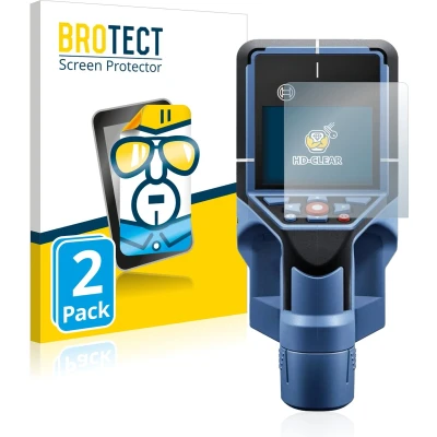 Afbeelding van BROTECT (2 Stuks) Schermbeschermer voor Bosch D tect 200 C Wallscanner Screen Protector Transparant