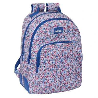 Afbeelding van Schoolrugzak Nait Flores coimbra azul Blauw 32 x 42 15 cm