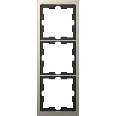 Afbeelding van Merten MEG4030 6550 Afdekking Frame System Design Nikkel