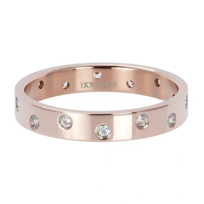Afbeelding van iXXXi Zirconia stones crystal Vulring 4mm Rosé maat 21