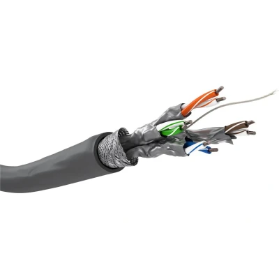 Afbeelding van Netwerkkabel Cat6 S/FTP 100 meter (Stugge kern, ECA, PiMF)