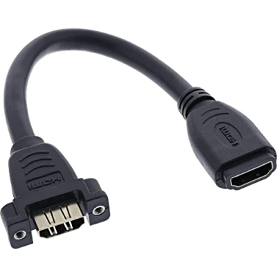 Afbeelding van HDMI (v) koppelstuk / inbouw versie 1.4 (4K 30Hz) 0,20 meter