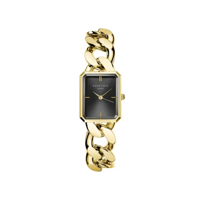 Afbeelding van Rosefield SBGSG O57 Octagan XS Chain Watch horloge dameshorloge Goudkleur