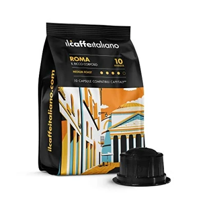 Afbeelding van Caffitaly 100 compatible Capsule Il Caffè Italiano Blend Roma Intensiteit 10