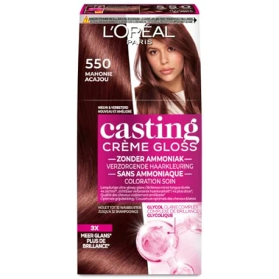 Afbeelding van L&#039;Oréal Paris Casting Crème Gloss 550 Licht mahoniebruin Haarverf