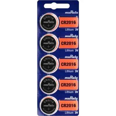 Afbeelding van CR2016 Knoopcel 5 Stuks 3V Lithium Batterijen