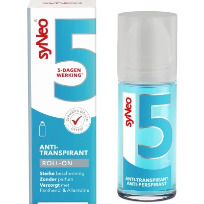 Afbeelding van syNeo Deodorant roll on anti transpirant zonder parfum, 50 ml