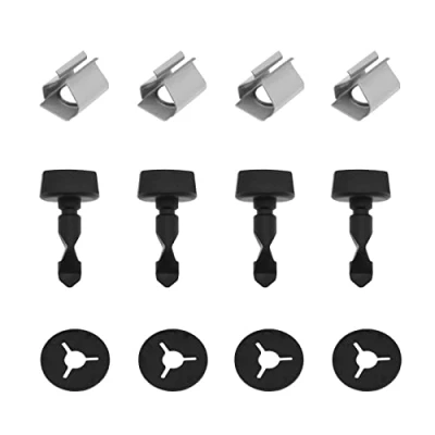 Afbeelding van 4 Set Bumper Cover Clip Schroeven Bout met Sluitring 6Q0807180 6Q0807643 6N0129355 Compatibel Audi A1 A3 Q7 TT