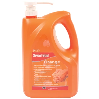Afbeelding van SWARFEGA SOR4LMP Orange handreiniger voor zware vervuilingen (4l pomp)