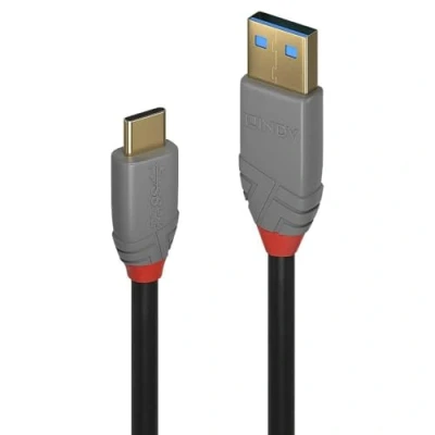 Afbeelding van Lindy 36911 USB kabel 1 m C A Mannelijk Zwart, Grijs