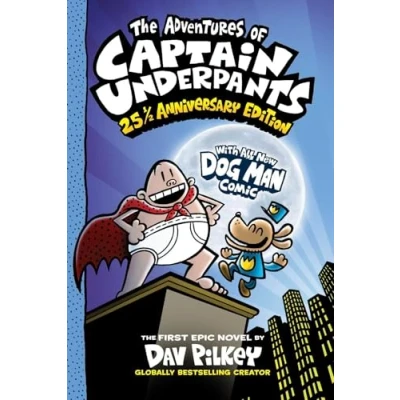 Afbeelding van Captain Underpants 1: The Adventures of Underpants: (Now with a Dog Man Comic!) 25th Anniversary Edition