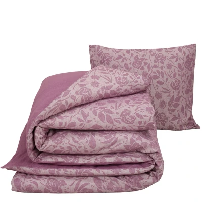 Afbeelding van Dekbedovertrek De Witte Lietaer Lea Lilac Flanel 140 x 200 / 220 cm 1 Persoons