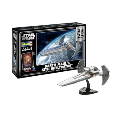 Afbeelding van 1:120 Revell 05638 Darth Maul&#039;s Sith Infiltrator™ Star Wars Geschenkset Plastic Modelbouwpakket