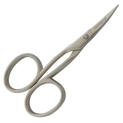 Afbeelding van Linkshandige schaar, gebogen voor nagels, huid en stick Tenartis Made in Italy