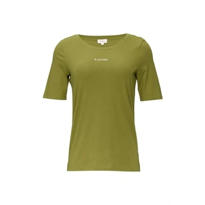 Afbeelding van s.Oliver MIT LOGO Tshirt basic, Dames, Maat: 36, Guacamole