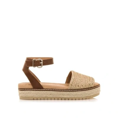 Afbeelding van mtng Espadrilles, Dames, Maat: 40, Braid sand Kunststof/ textiel