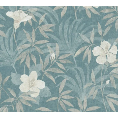 Afbeelding van AS Creation Cuba 38028 5 380285 Blauw / Beige
