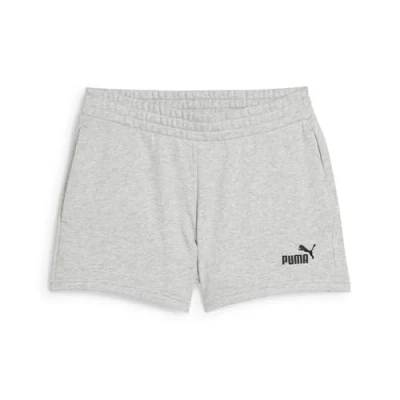 Afbeelding van ESS Small No. 1 Logo short voor Dames, Grijs, Maat XXS PUMA